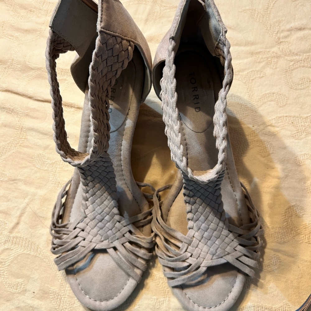 Torrid Braided Sandals in Light Beige